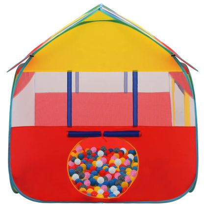Палатка за игра с 550 топки 123x120x126 см
