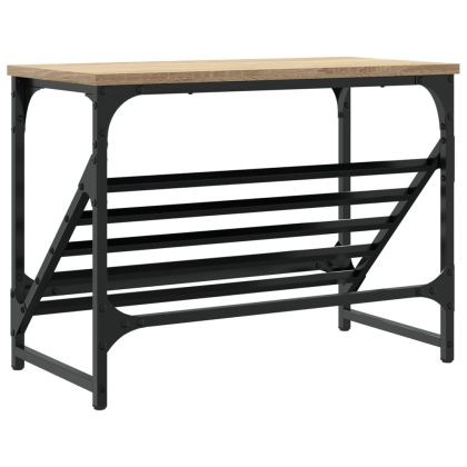 Шкаф за обувки, дъб сонома, 60x30x45 см, инженерно дърво