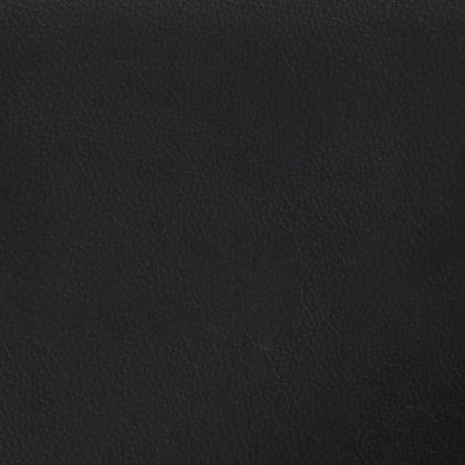 Комплект дивани от 3 части с възглавници черен изкуствена кожа