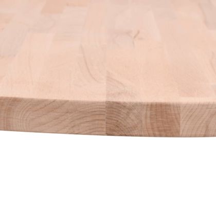 Плот за маса Ø70x4 см кръгъл масивен бук