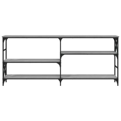 Конзолна маса, сив сонома, 180x29x76,5 см, инженерно дърво