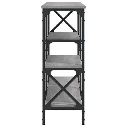 Конзолна маса, сив сонома, 180x29x76,5 см, инженерно дърво