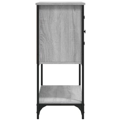 Сайдборд, сив сонома, 100x36x85 см, инженерно дърво
