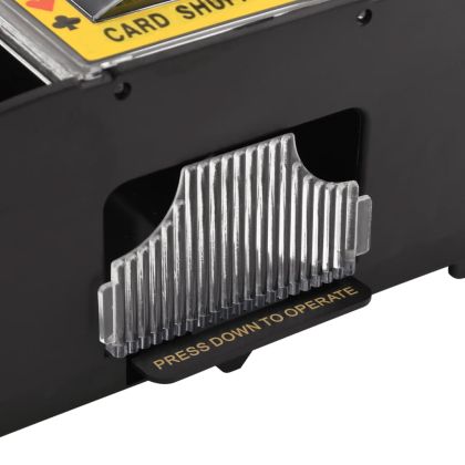 Автоматичен разбърквач на карти, черен, 2 тестета