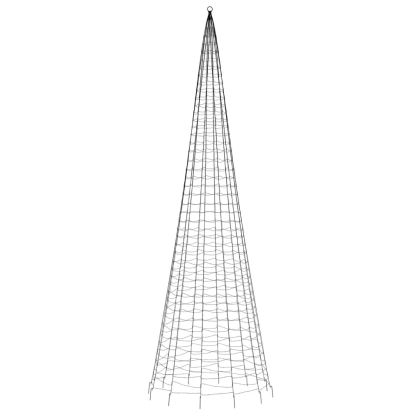 LED коледна елха 1534 LED синьо 500 см