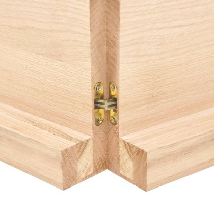 Плот за баня 120x60x(2-6) см необработено масивно дърво