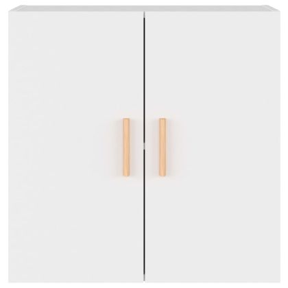 Стенен шкаф, бял, 60x30x60 см, инженерно дърво