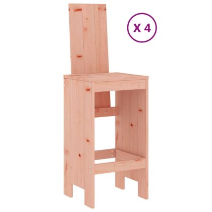 Градински бар комплект от 5 части, дугласко дърво масив