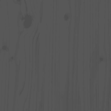 Градински бар комплект от 5 части, сив, масивно дърво бор