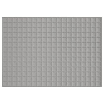 Утежнено одеяло сиво 140x200 см 6 кг плат