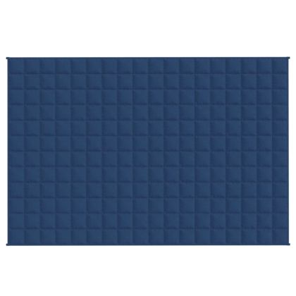 Утежнено одеяло синьо 120x180 см 9 кг плат