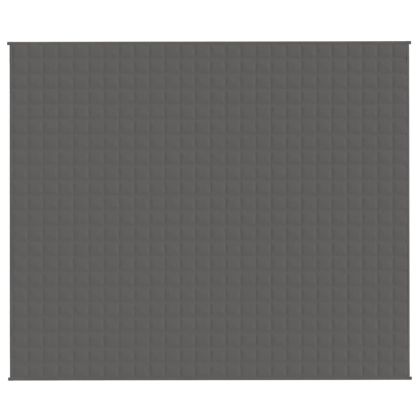 Утежнено одеяло сиво 220x260 см 15 кг плат