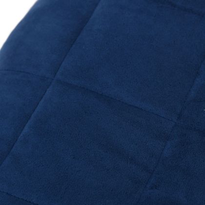 Утежнено одеяло синьо 122x183 см 9 кг плат