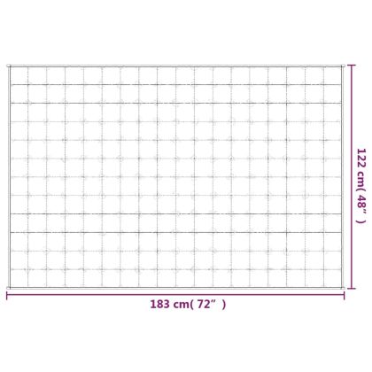 Утежнено одеяло синьо 122x183 см 9 кг плат