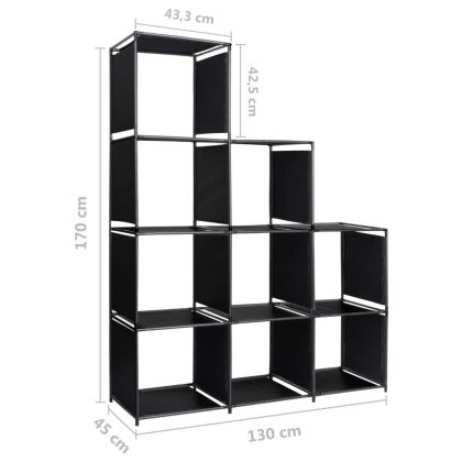 Витринен рафт стълбище 130x45x170 см плат