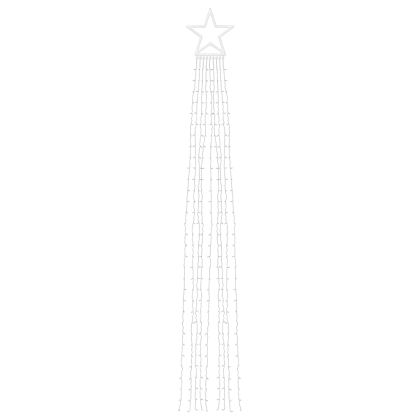Коледни лампички за елха 320 LED сини 375 см