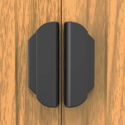 Градински навес светлокафяв 192x772x223 см поцинкована стомана