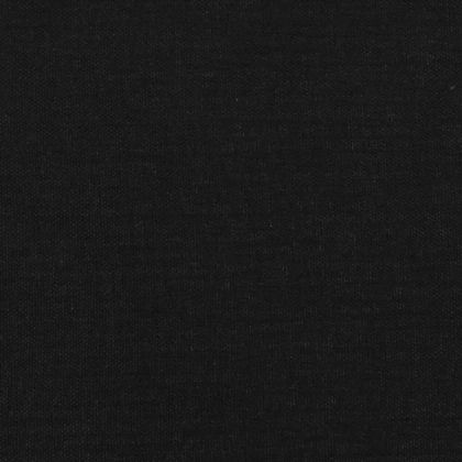 Горна табла за легло, черна, 80x5x78/88 см, плат