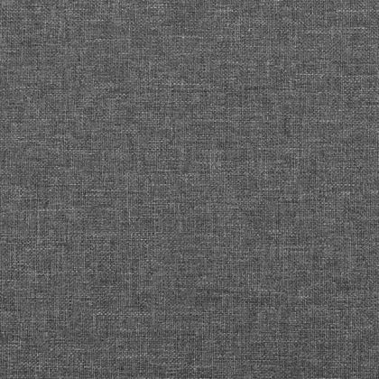 Табла за легло, тъмносива, 200x5x78/88 см, плат