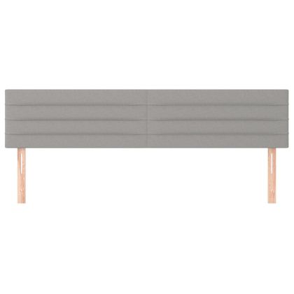 Табла за легло, светло сива, 180x5x78/88 см, плат