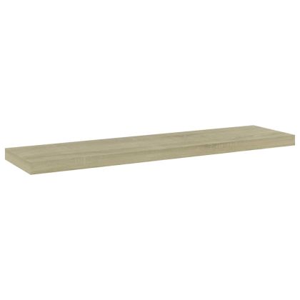 Рафтове, 4 бр, дъб сонома, 40x10x1,5 см, инженерно дърво