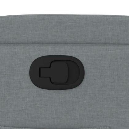 Реклайнер стол, светлосив, текстил