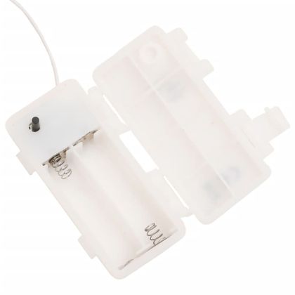 Коледни лампи с LED, 3 бр, сгъваеми, червени