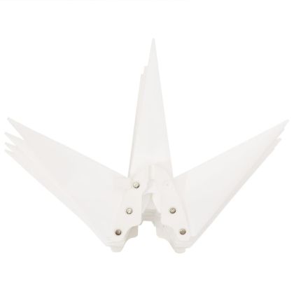 Коледни лампи с LED, 3 бр, сгъваеми, бели