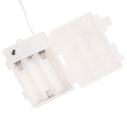 Коледни лампи с LED, 3 бр, сгъваеми, жълти