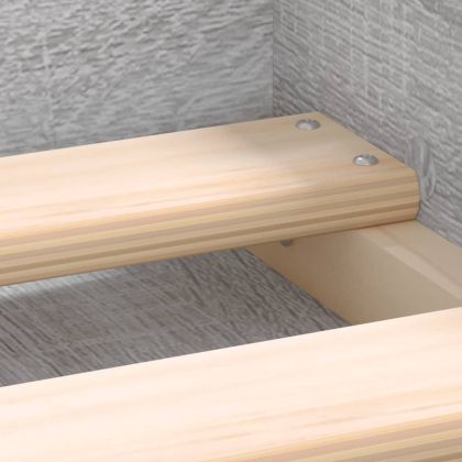 Рамка за легло, сив сонома, 90x190 см