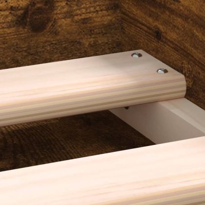 Рамка за легло, опушен дъб, 75x190 см Small Single