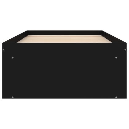 Рамка за легло черна 75x190 см Small Single