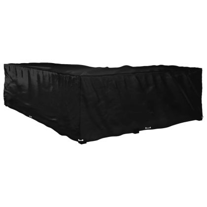 Покривало за ъглови градински мебели 16 капси 210x260x80 см