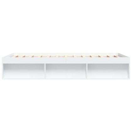 Рамка за легло, бяла, 140x200 см