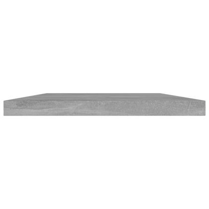 Рафтове, 4 бр, бетонно сиви, 40x20x1,5 см, инженерно дърво