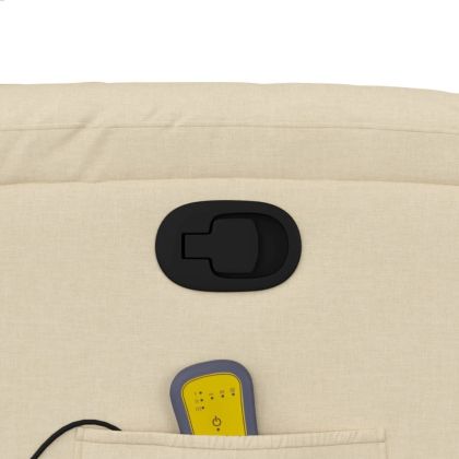 Масажен наклоняем стол, кремав, текстил