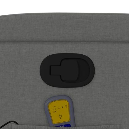 Масажен наклоняем стол, тъмносив, текстил