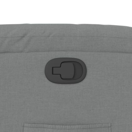 Реклайнер стол, светлосив, текстил