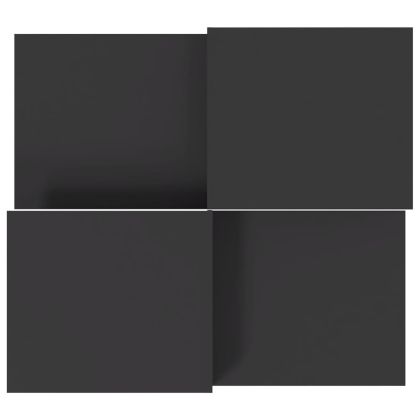 Кафе маси, 2 бр, сив, инженерно дърво