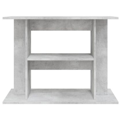 Стойка за аквариум, бетонна, сива, 80x35x60 см, инженерно дърво