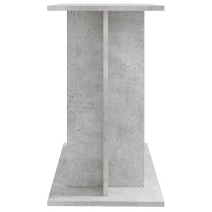 Стойка за аквариум, бетонна, сива, 80x35x60 см, инженерно дърво
