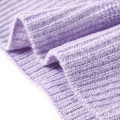 Детски пуловер елек, плетен, светлолилав, 92