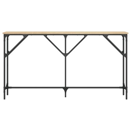 Конзолна маса, дъб сонома, 140x23x75 см, инженерно дърво