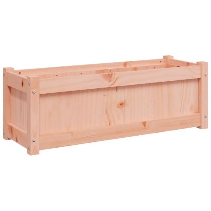 Градински сандък, 90x31x31 см, дугласко дърво масив