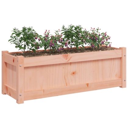 Градински сандък, 90x31x31 см, дугласко дърво масив