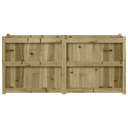 Градински сандък, 150x50x70 см, импрегнирано борово дърво