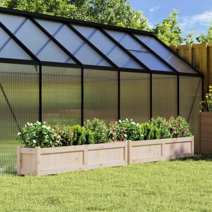 Градински сандъци, 2 бр, борово дърво масив