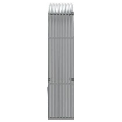 Поставка за дърва, светлосив, 120x45x210см, поцинкована стомана