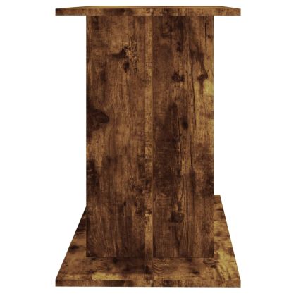 Поставка за аквариум, опушен дъб, 100x40x60 см, инженерно дърво