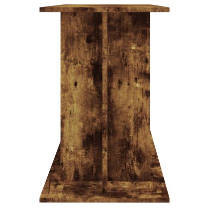 Поставка за аквариум, опушен дъб, 120x40x60 см, инженерно дърво